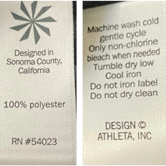 Athleta Gray Clarity Open Back Wrap Long Sleeve Top - Picture 5 of 6